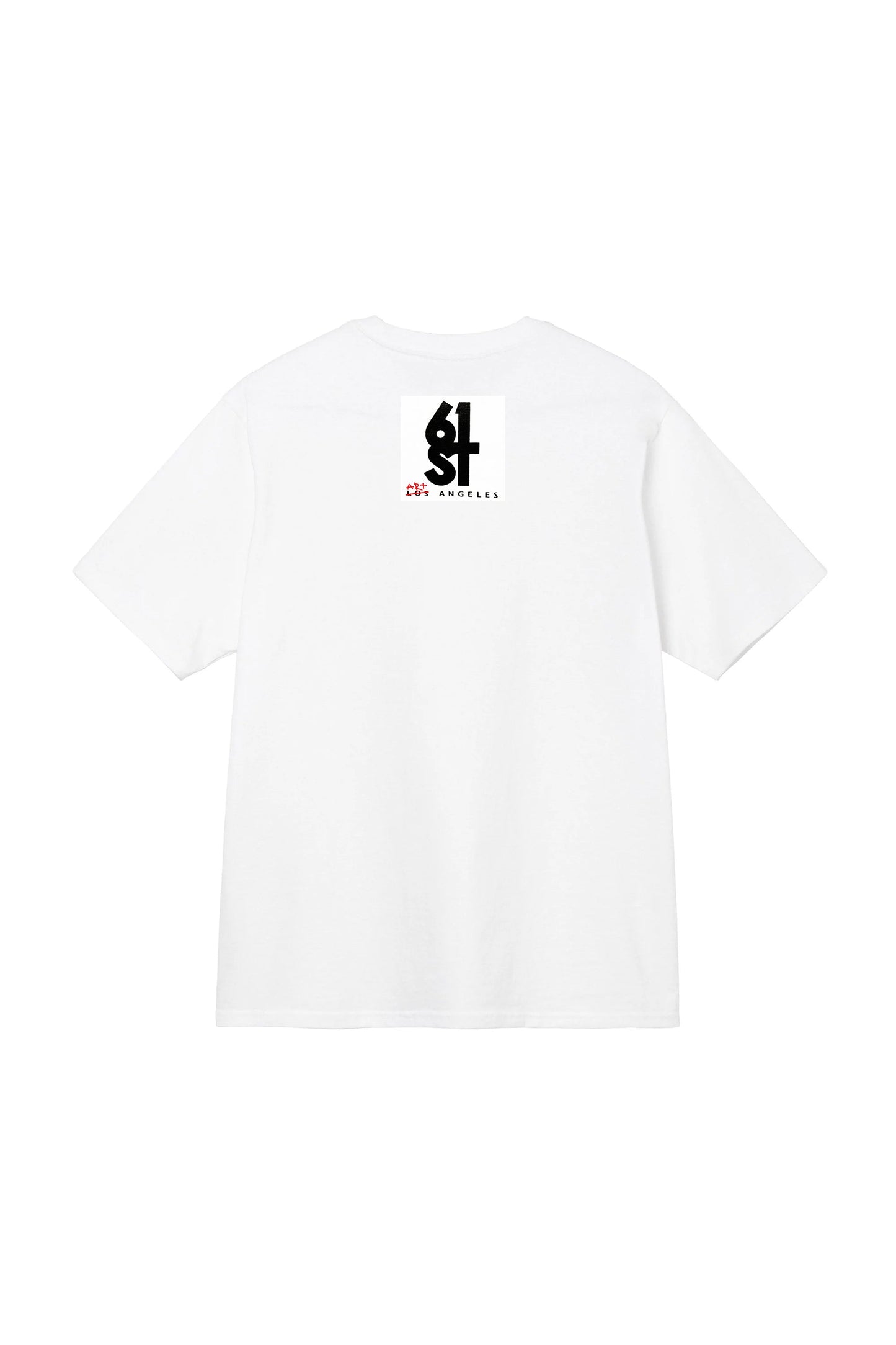 Monalisa Print W/Hand Painted Art Work Tee White